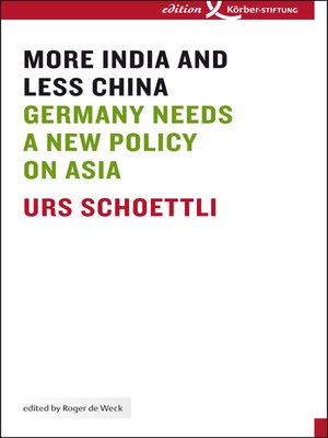 cover image of More India and Less China
